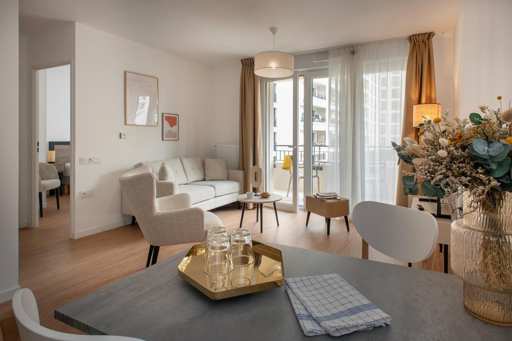 Domitys - Le Beryl Aparthotel Saint-Ouen  Bagian luar foto
